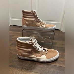 Vans 721454 Unisex Two Tone Metallic SK 8 Hi Reissue Metallic Skate Shoe